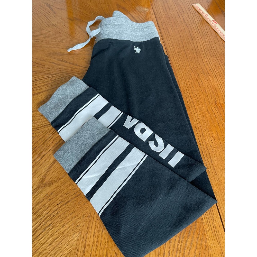 US Polo Black Pants Women Sz M pre-owned